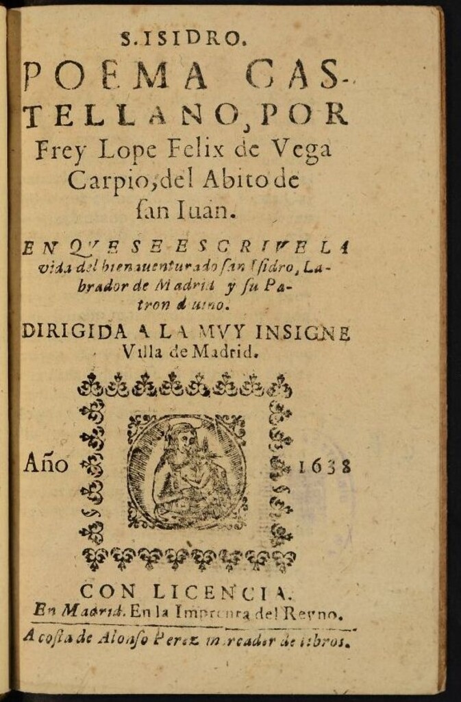 Miniatura de S. Isidro : poema castellano