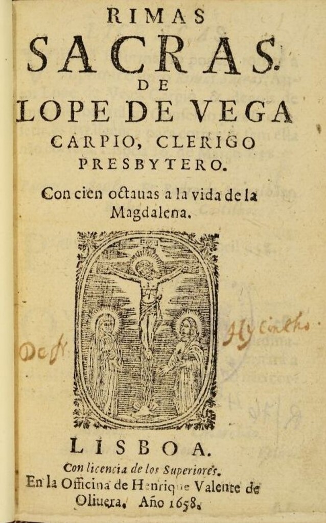 Miniatura de Rimas sacras