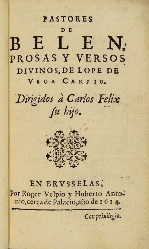Miniatura de Pastores de Belen: prosas y versos divinos