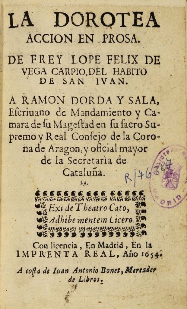 Miniatura de La Dorotea