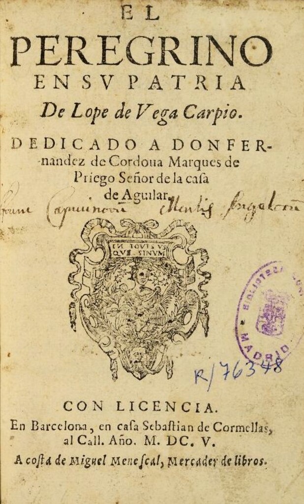 Miniatura de El Peregrino en su patria