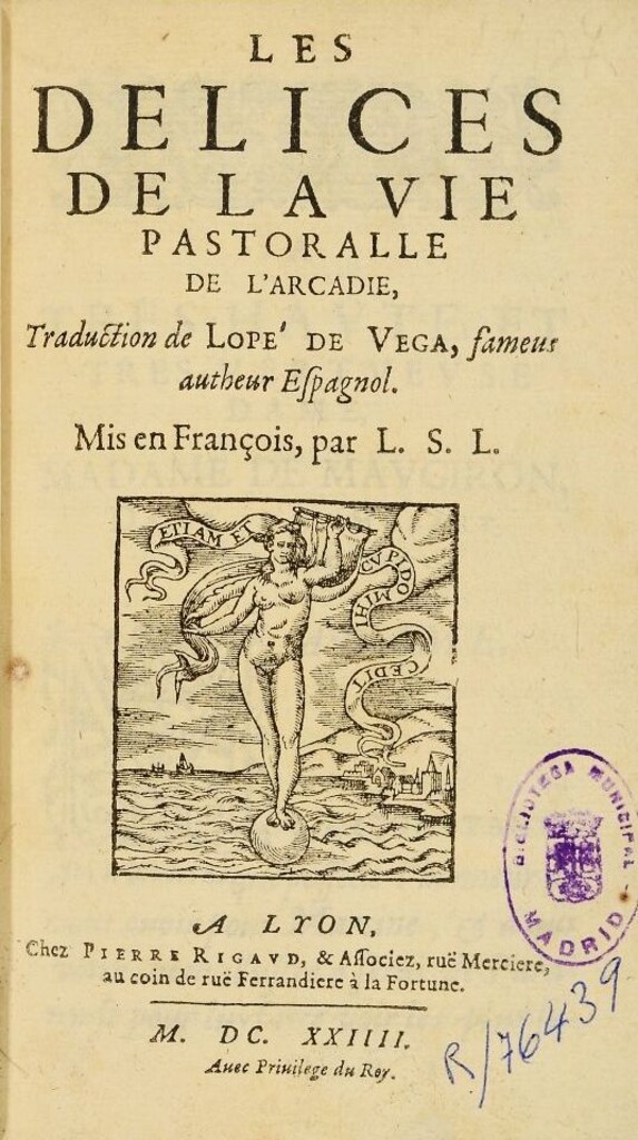 Miniatura de Les delices de la vie pastoralle de L´Arcadie