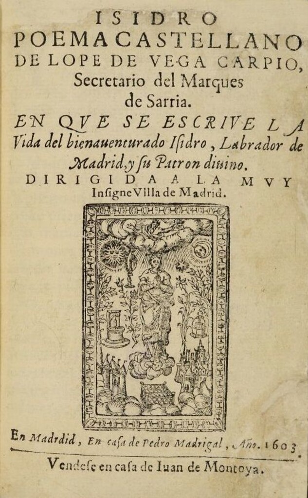 Miniatura de Isidro: poema castellano