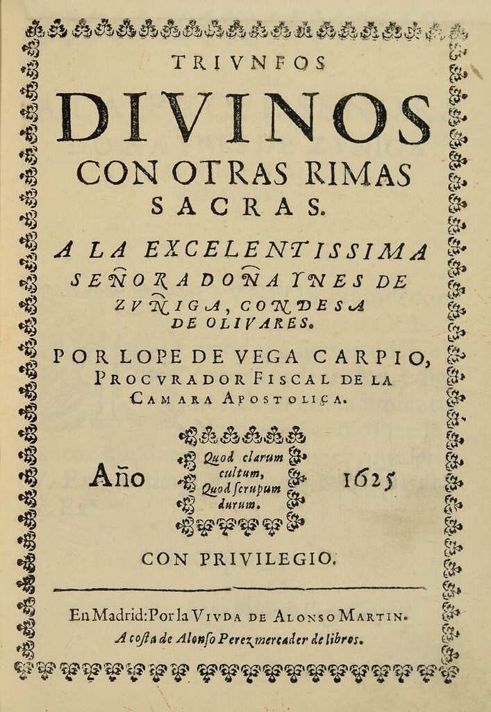 Miniatura de Triunfos divinos: con otras rimas sacras