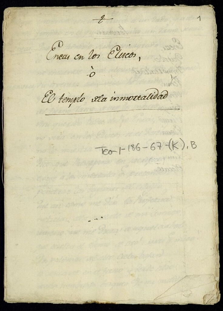 Miniatura de Eneas en los Eliseos