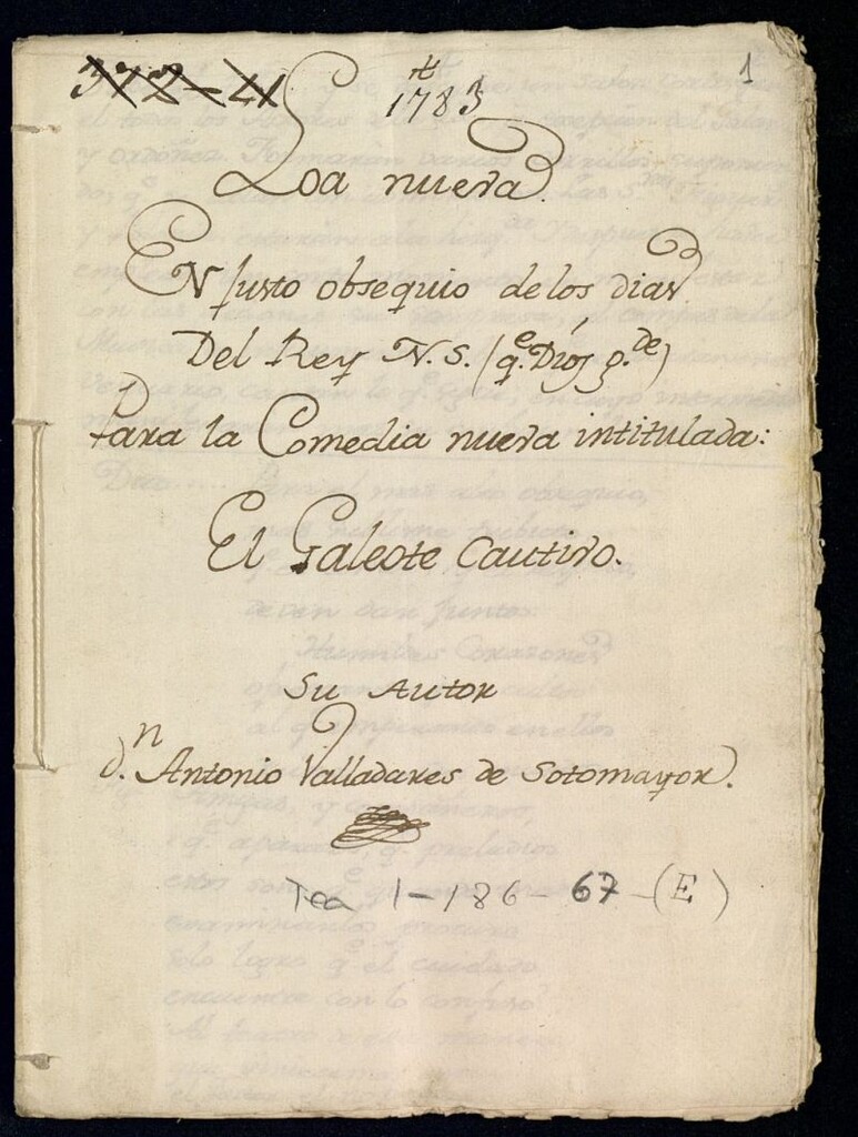Miniatura de En justo obsequio de los dias del Rey N.S. (que Dios guarde)