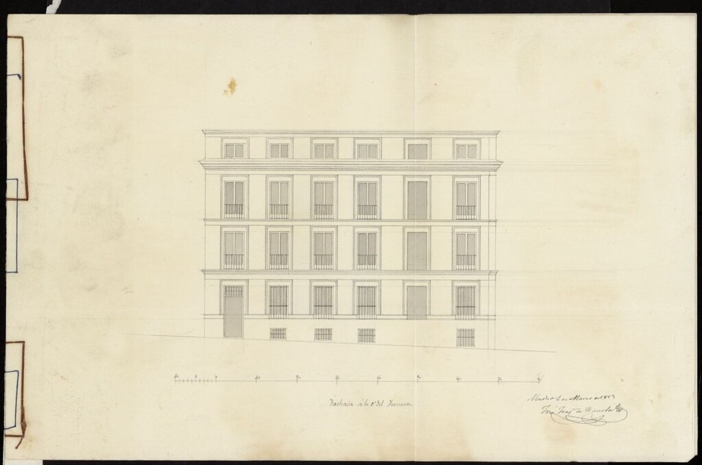 Miniatura de D. Luis Mª de la Torre y Montalvo, Marqués de Casatabares, solicita licencia para aumentar dos pisos a su casa calle del Fomento nº 6