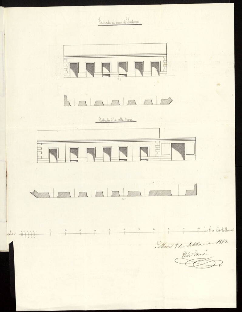 Miniatura de D. Pablo Cifuentes, permiso para construir una casa de nueva planta en el barrio de Chamberí, sitio denominado Charca de Mena
