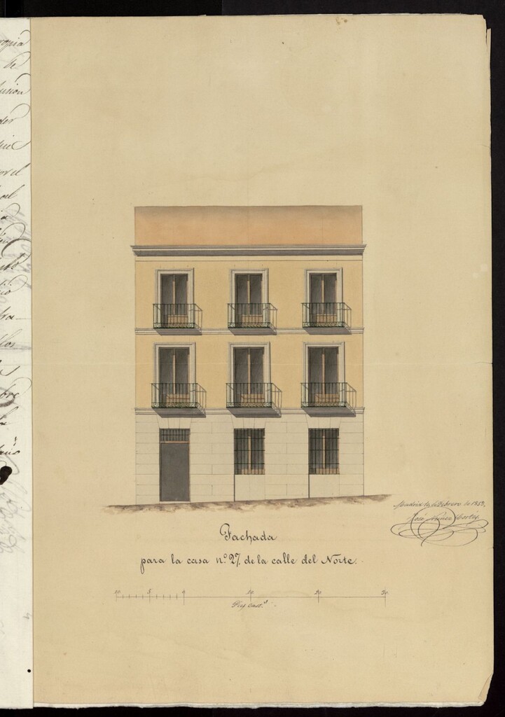 Miniatura de Doña Pilar García Salmerón solicita licencia para construir nueva planta en la calle del Norte 27.