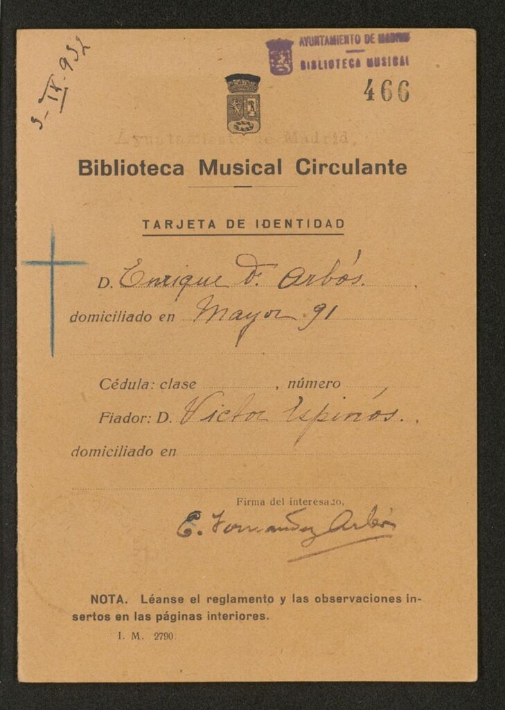 Miniatura de Carné biblioteca de Arbós