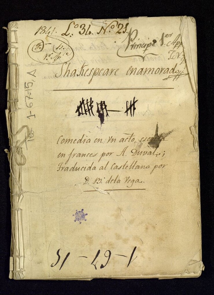 Miniatura de Shakespeare enamorado : Comedia en un acto