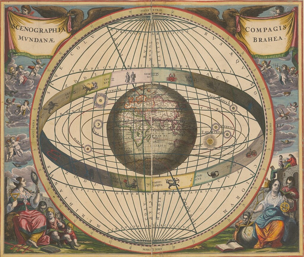 Miniatura de Atlas coelestis seu harmonia macrocosmica