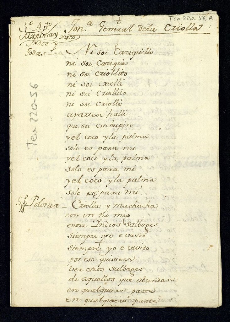 Miniatura de Tonª General de la Criolla