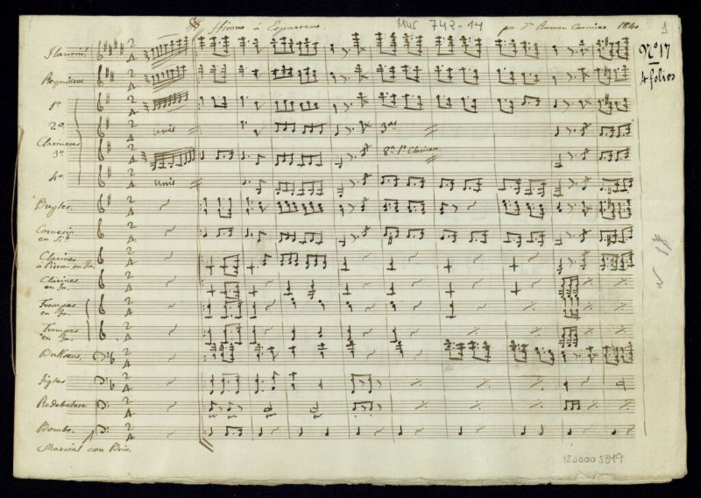 Miniatura de Himno a Espartero