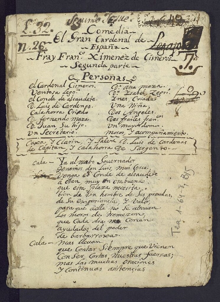 Miniatura de El Gran Cardenal de España Fray Francisco Jiménez de Cisneros. segunda parte