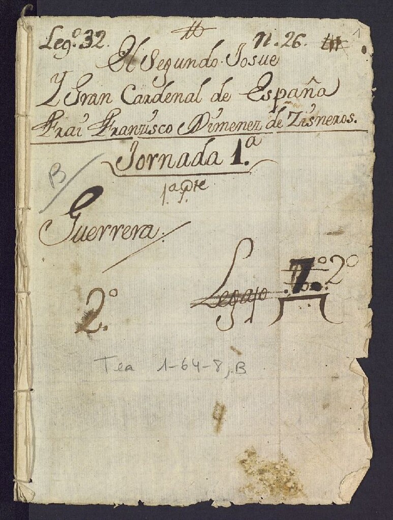 Miniatura de El Gran Cardenal de España Fray Francisco Jiménez de Cisneros. primera parte
