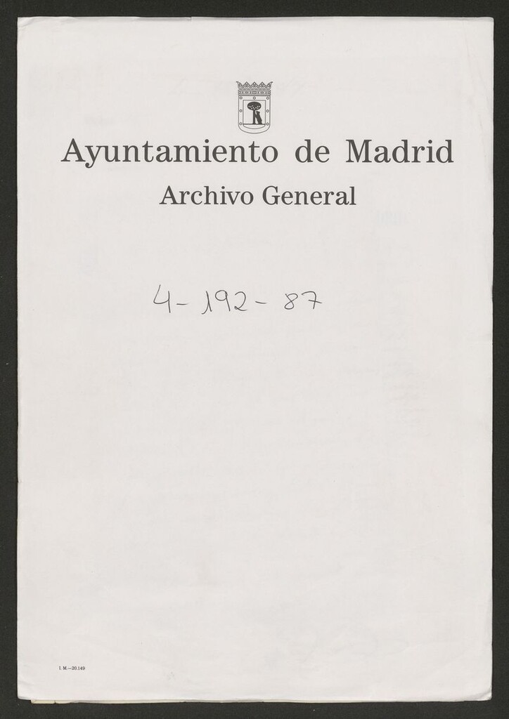 Miniatura de D. Domingo Lezena en nombre y representación de D. Domingo Aransay, dueño de unas tierras en las afueras del Portillo de Embajadores, sobre que se le permita enagenar una parte de ellas, y edificar en otra con arreglo al plano aprobado al efecto, que consta en este expediente de aquella barriada. (1855)