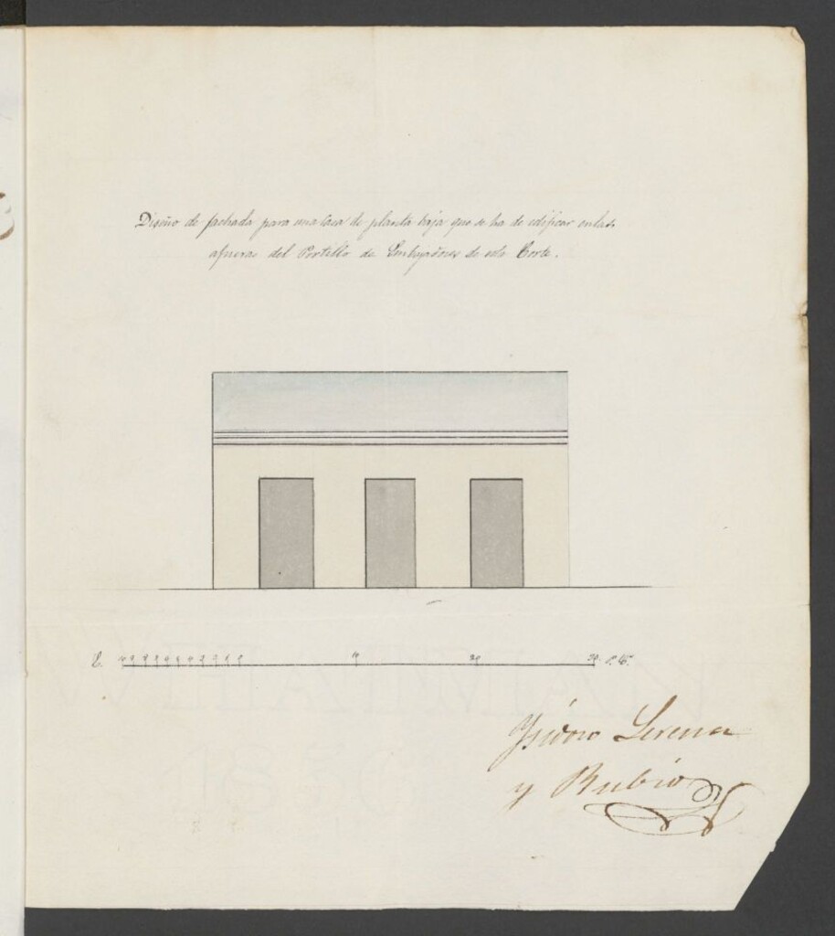Miniatura de D. Juan Pérez, licencia para edificar en las afueras del Portillo de Embajadores, manzana 3ª
