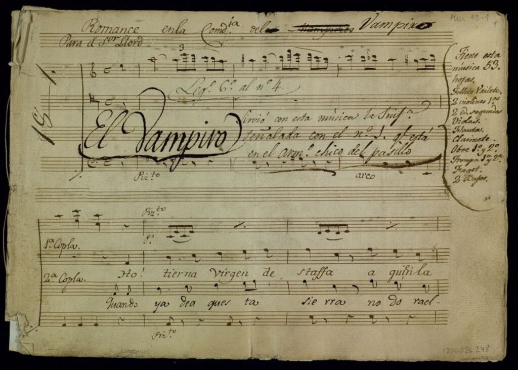 Miniatura de Romance y Vaylete en la comedia del Vampiro
