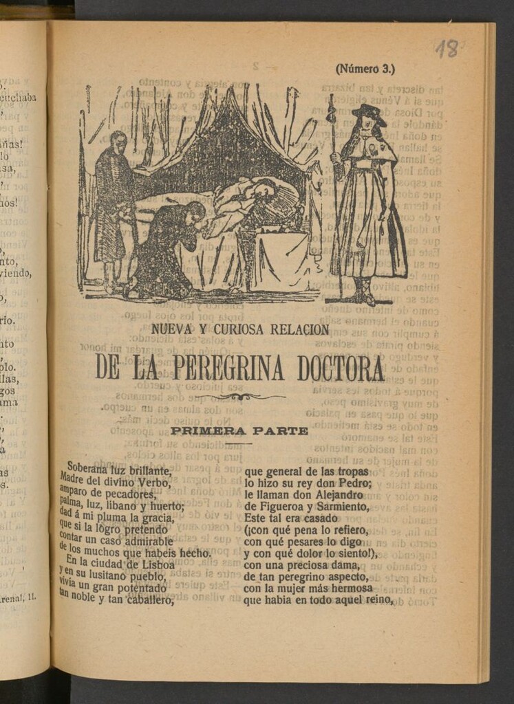 Miniatura de Nueva y curiosa relación de la peregrina doctora