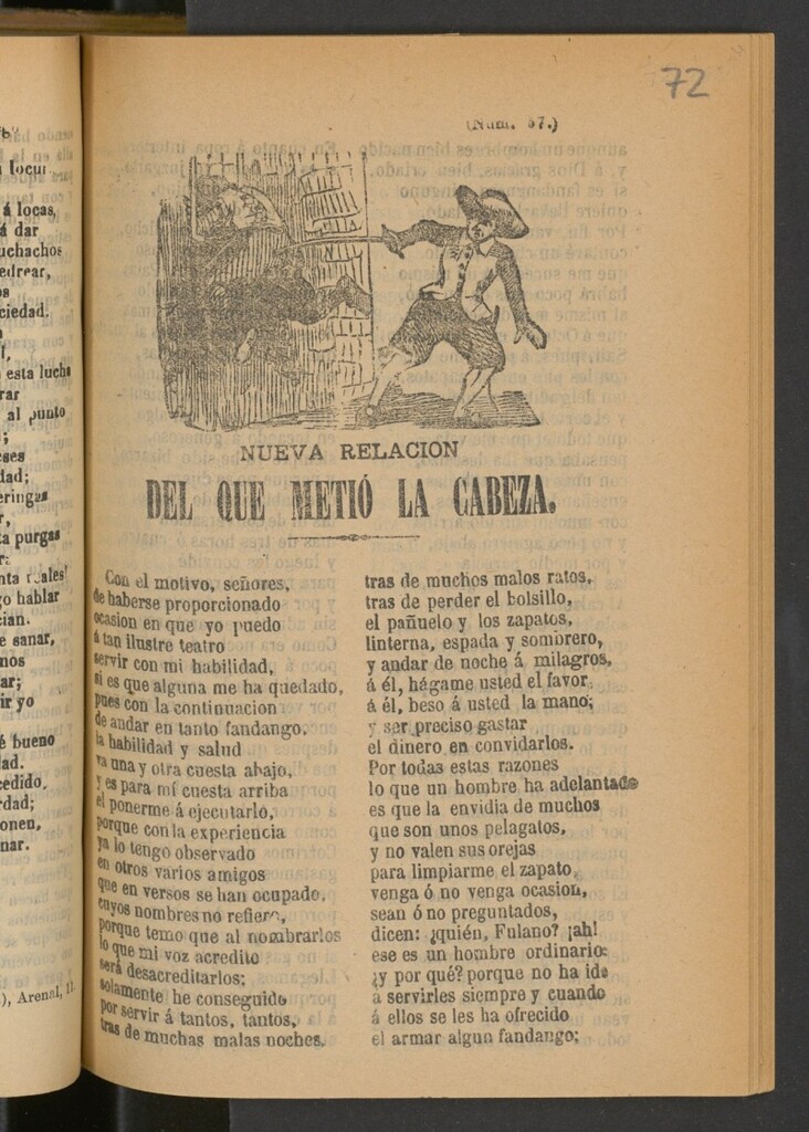 Miniatura de Nueva relacion del que metió la cabeza..