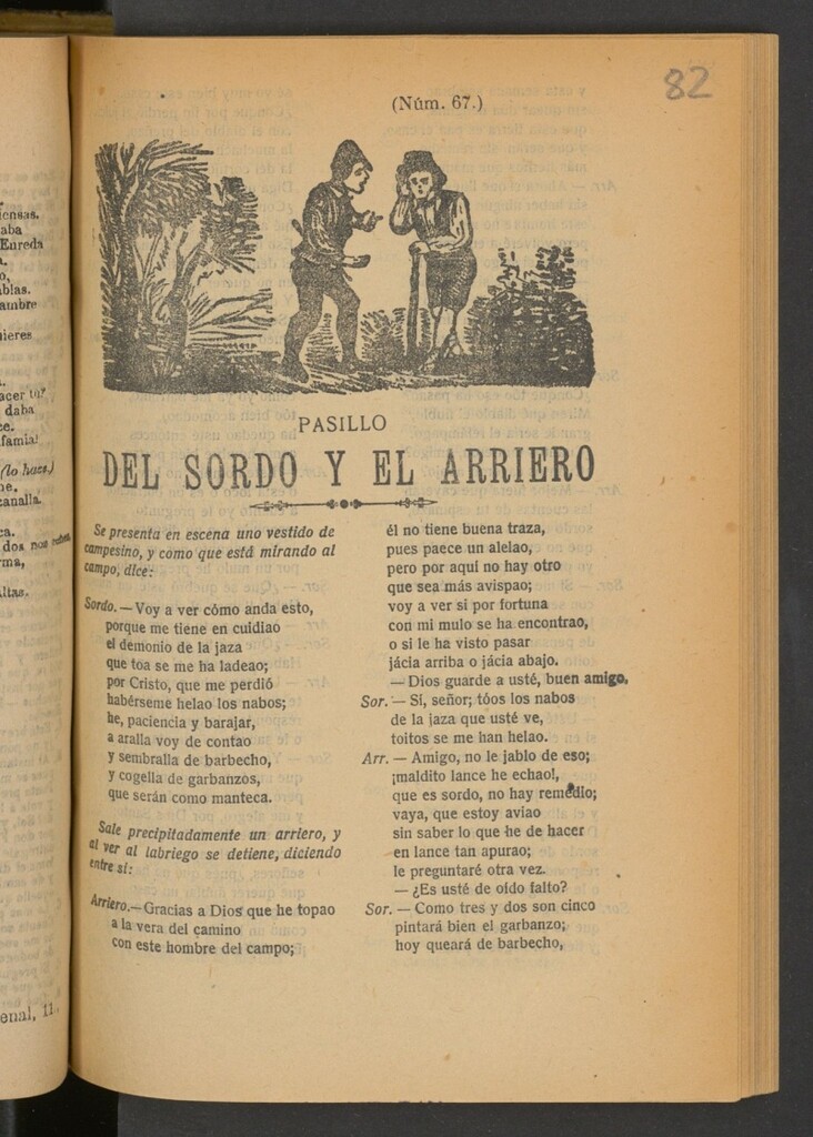 Miniatura de Pasillo del sordo y el arriero
