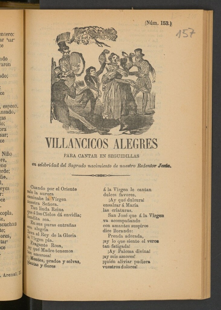 Miniatura de Villancicos alegres para cantar en seguidillas en la celebridad del Sagrado nacimiento de nuestro Redentor Jesús