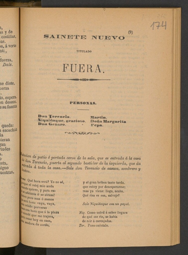 Miniatura de Sainete nuevo titulado Fuera