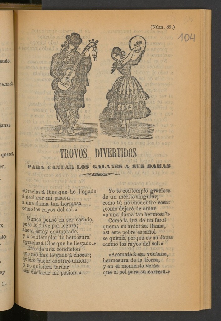 Miniatura de Trovos divertidos para cantar los galanes á sus damas