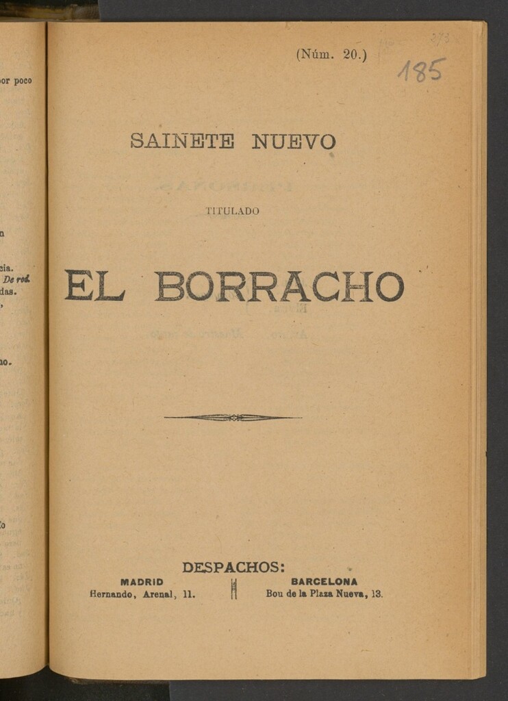 Miniatura de Sainete nuevo titulado el borracho