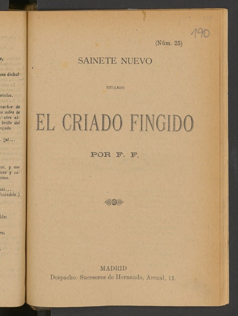 Miniatura de Sainete nuevo titulado El criado fingido