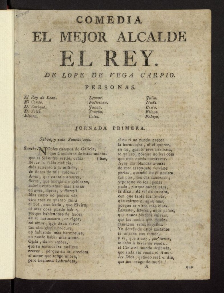 Miniatura de Comedia, El mejor alcalde el rey