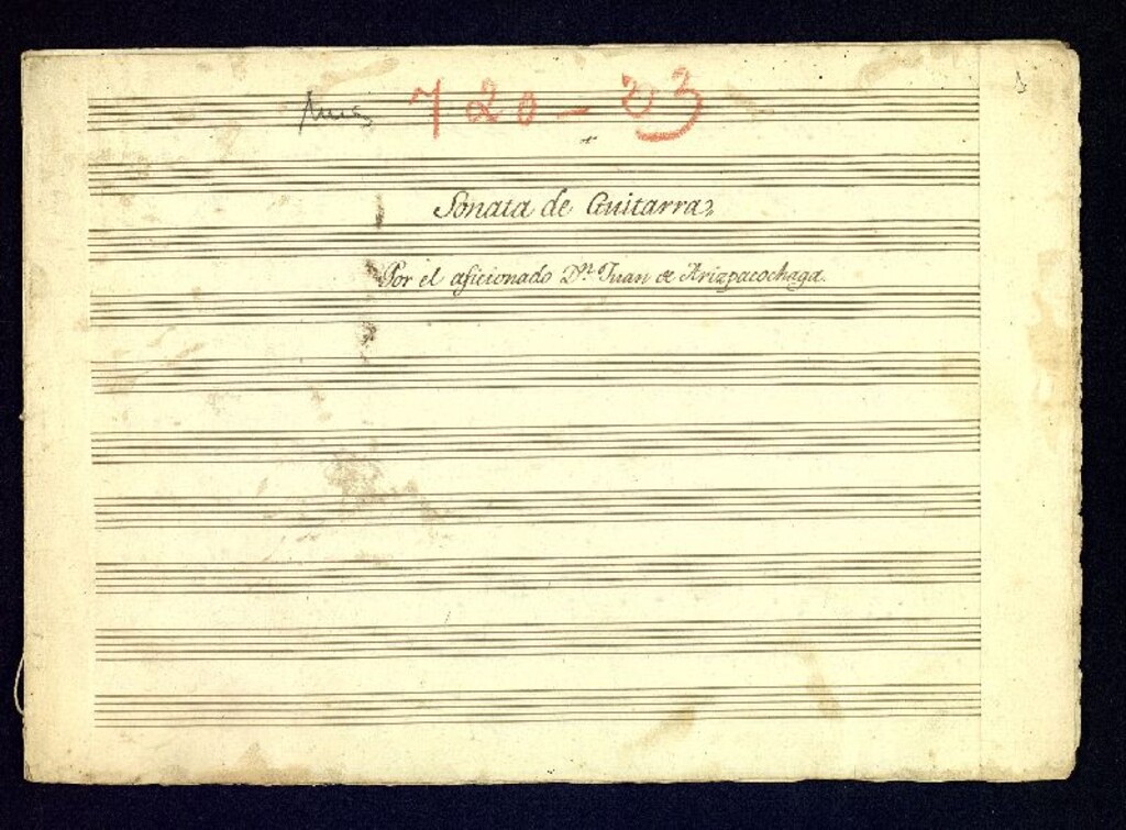 Miniatura de Sonata de guitarra