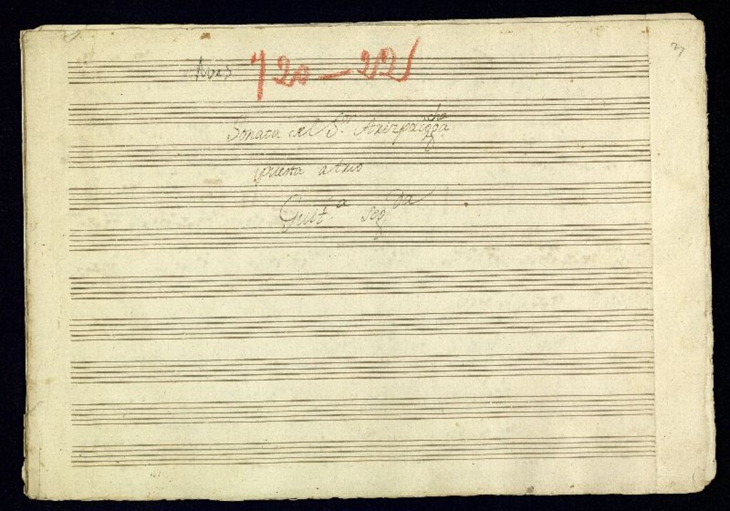 Miniatura de Sonata puesta a trío