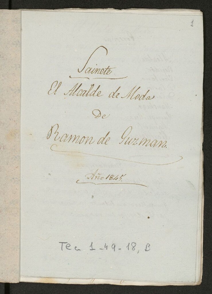 Miniatura de Sainete El Alcalde de Moda