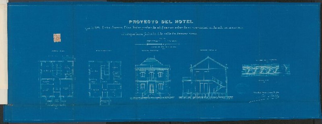 Miniatura de Solicitud de licencia por Dª Aurora Díaz para la construcción de una vivienda en la calle de Arturo Soria, manzana 98
