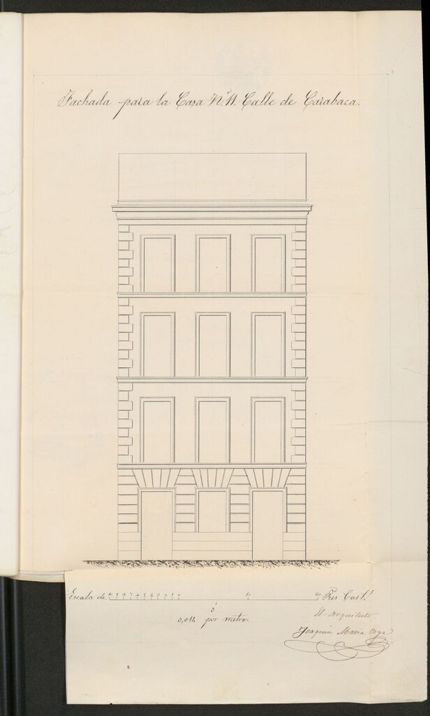 Miniatura de D. Juan Pablo Castellano, licencia para construir de nueva planta la casa calle de Caravaca nº 11.