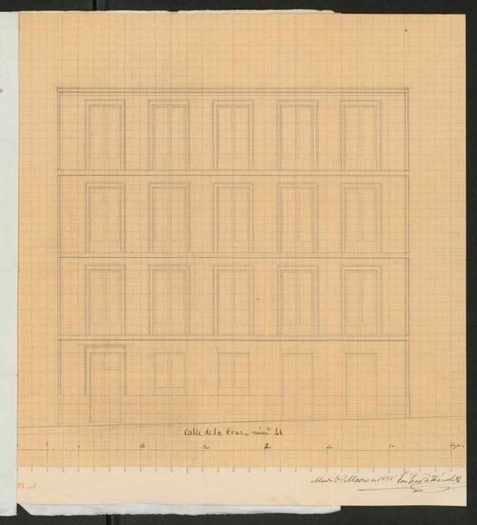 Miniatura de D. Pedro Tomás de Córdova, licencia para aumentar piso tercero en la casa calle de la Cruz, 41.