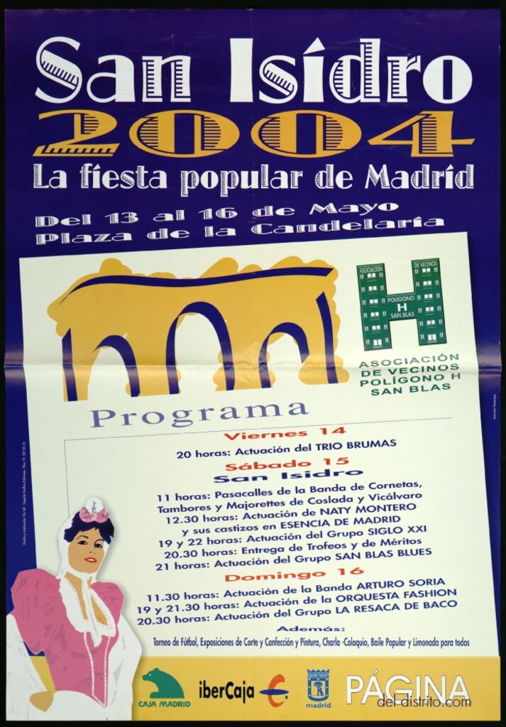 Miniatura de San Isidro 2004: la fiesta popular de Madrid: del 13 al 16 de mayo, plaza de la Candelaria: programa