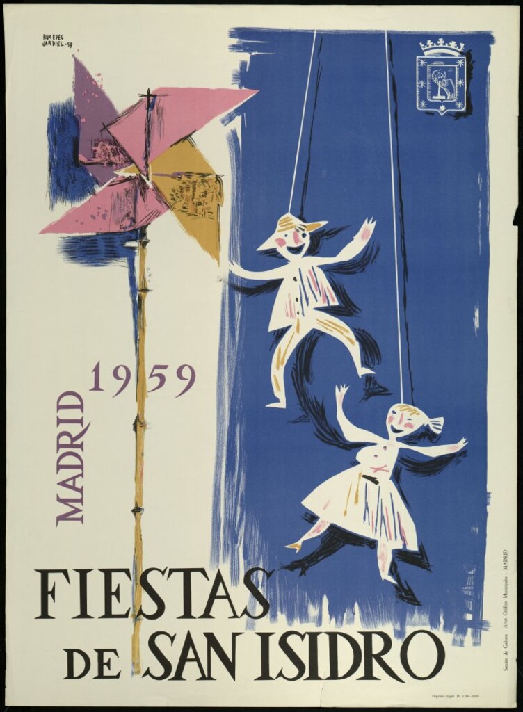 Miniatura de Fiestas de San Isidro, Madrid, 1959