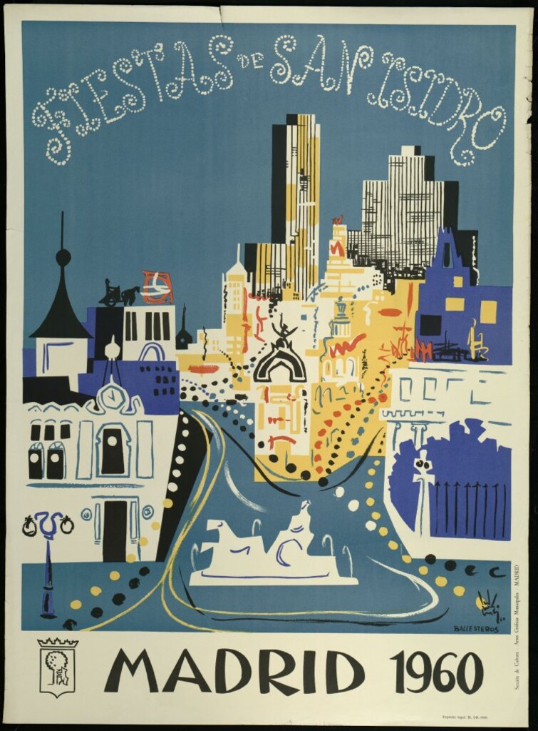 Miniatura de Fiestas de San Isidro, Madrid, 1960