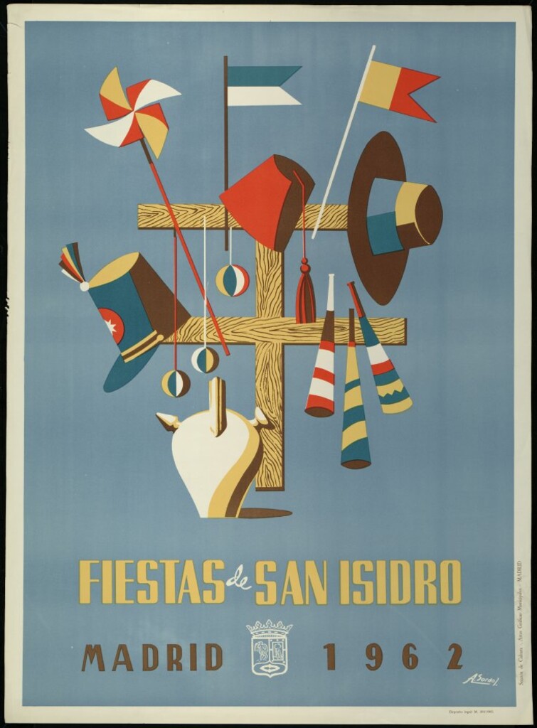 Miniatura de Fiestas de San Isidro, Madrid, 1962