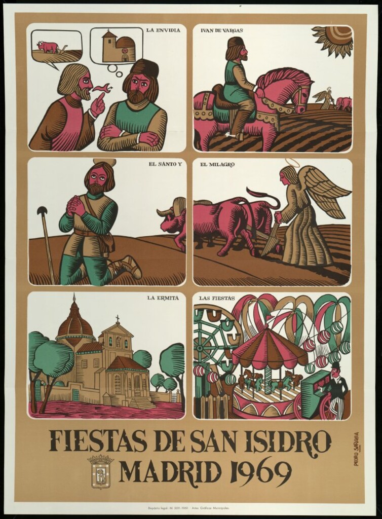 Miniatura de Fiestas de San Isidro, Madrid, 1969