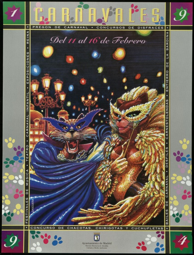 Miniatura de Carnavales 1994, del 11 al 16 de febrero