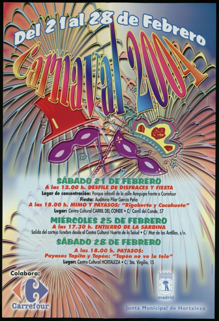 Miniatura de Carnaval 2004, del 21 al 28  de febrero