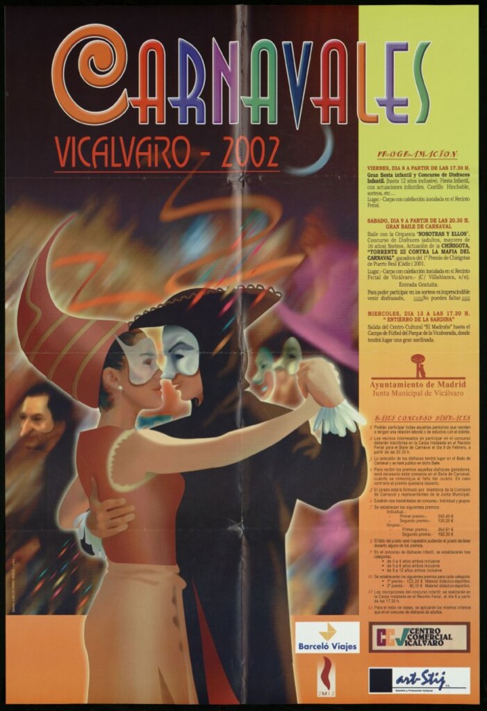 Miniatura de Carnavales Vicálvaro 2002. (Programación)