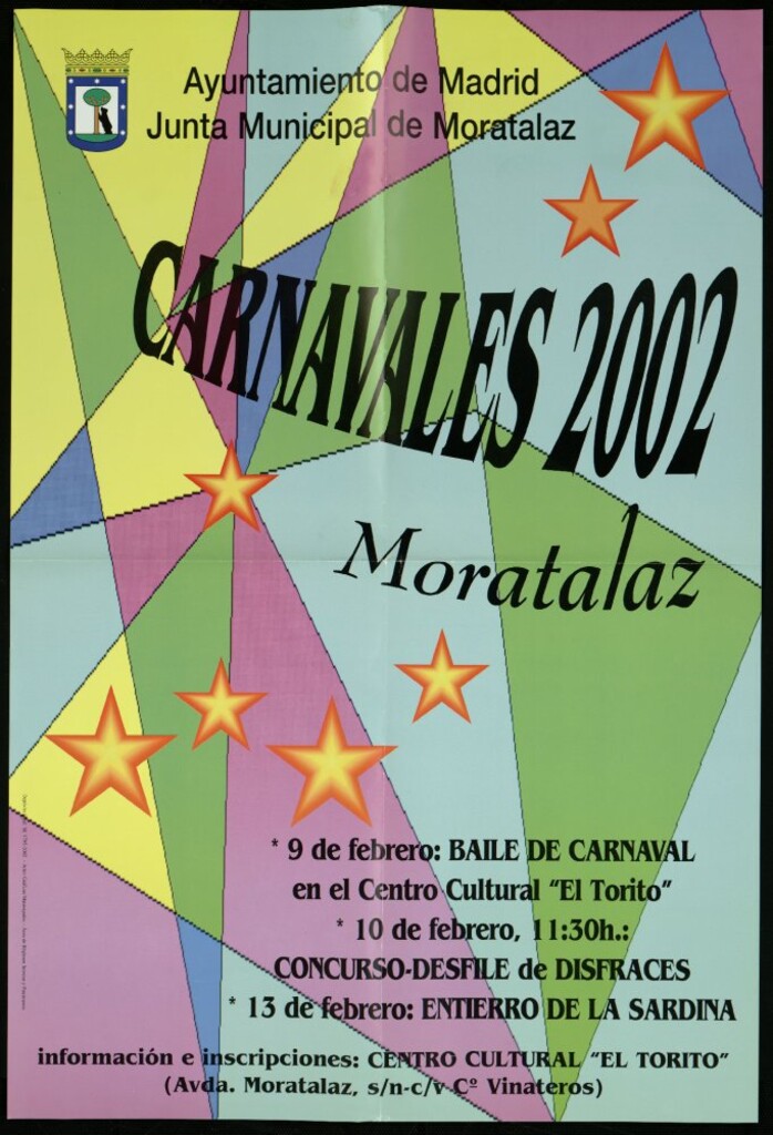 Miniatura de Carnavales 2002. Moratalaz. (Programación)