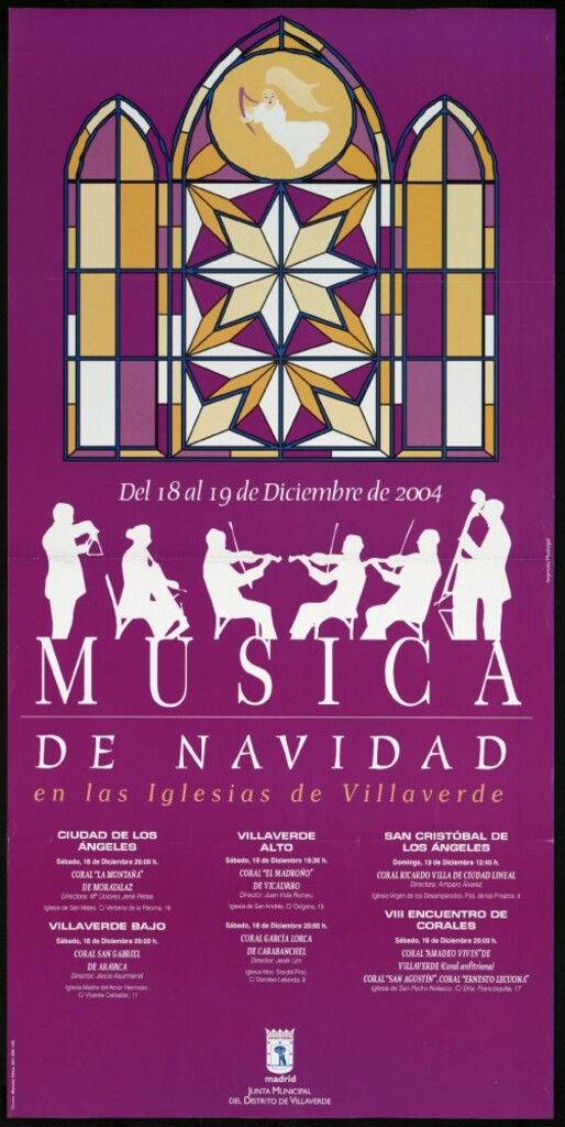 Miniatura de Música de Navidad en las iglesias de Villaverde. Del 18 al 19 de diciembre de 2004