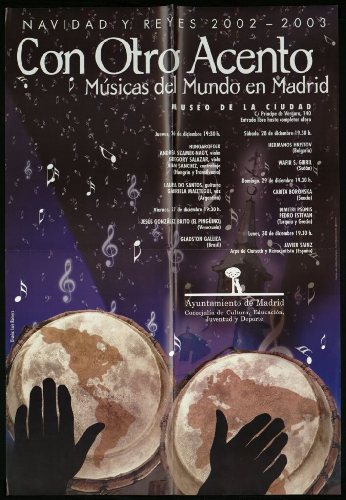 Miniatura de Con otro acento. Músicas del mundo en Madrid. Navidad y Reyes 2002-2003. (Programa)