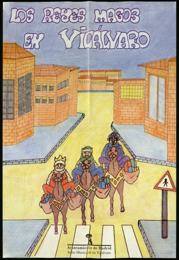 Miniatura de Los Reyes Magos en Vicálvaro.